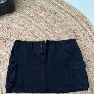 Edikted Black Mini Skirt